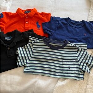 Polo by Ralph Lauren Kids Orange, Navy & Black Polo and Tee Bundle
